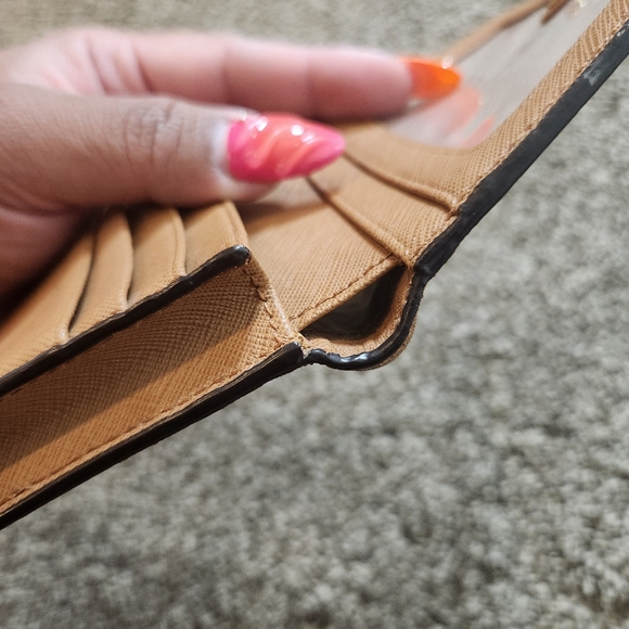 Michael Kors Jet Set Saffiano Travel Flap Card Case/Wallet - Picture 5 of 6